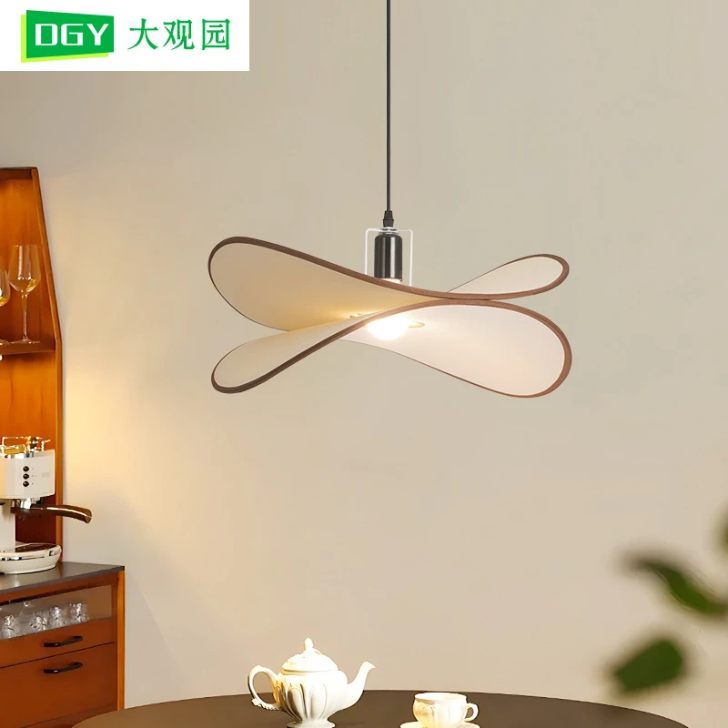 全光谱餐厅吊灯中古简约南洋风复古侘寂民宿餐桌吧台薯片帽子吊灯