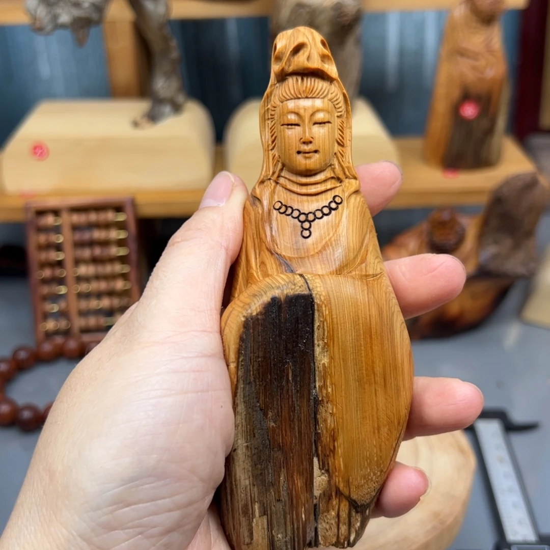 柏木崖柏木摆件手把件24
