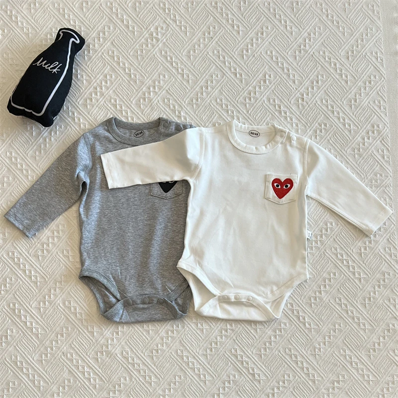 25春装新生婴儿连体衣纯棉长袖包屁衣宝宝无骨三角哈衣爬服春秋季