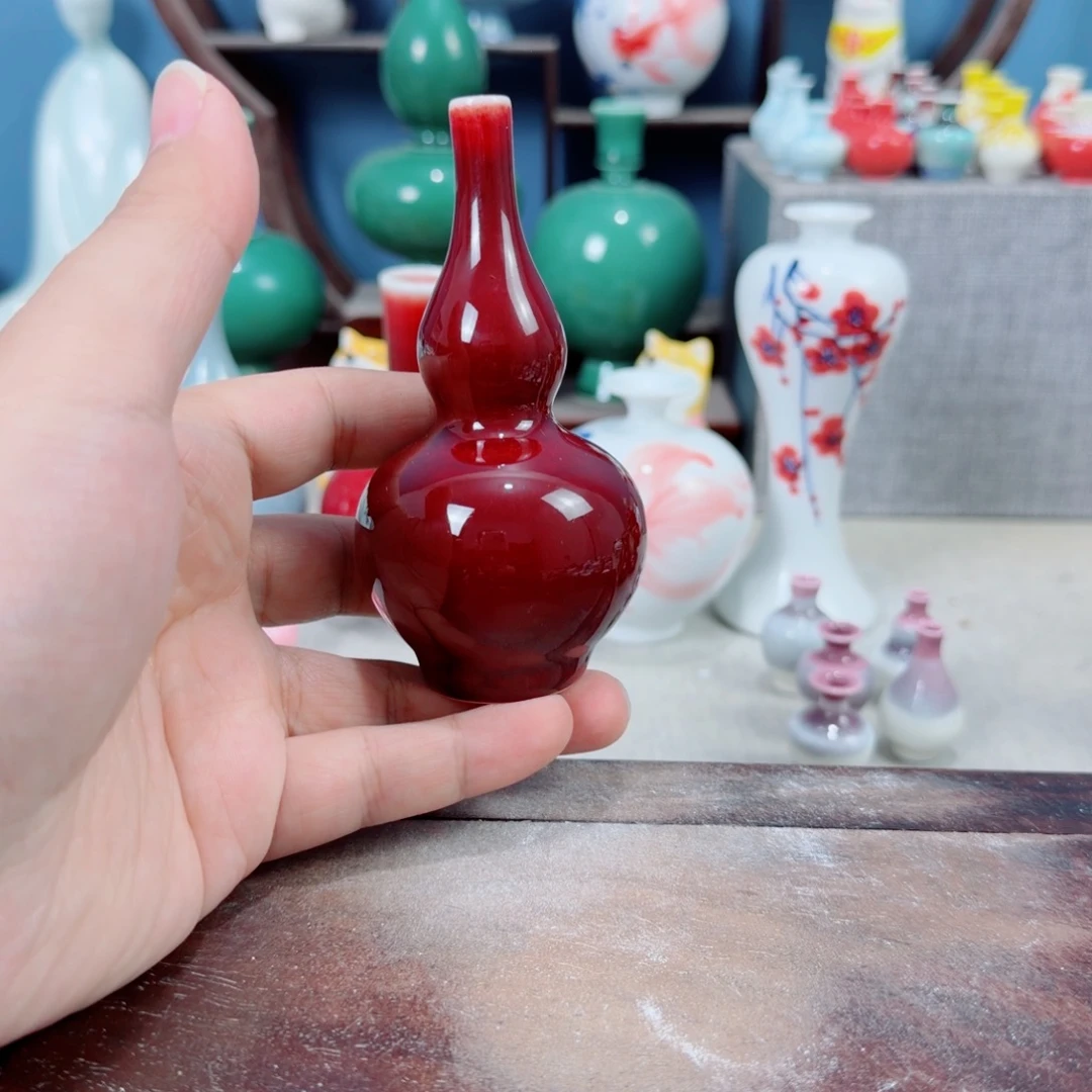 陶瓷手工小花器摆件
