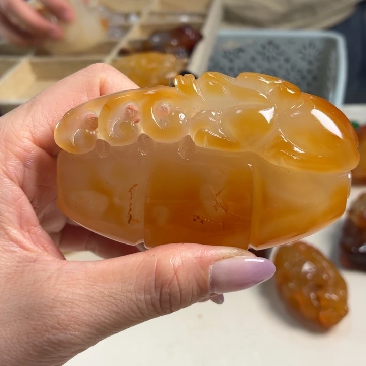玛瑙/玉髓未镶嵌吊坠(不含链)