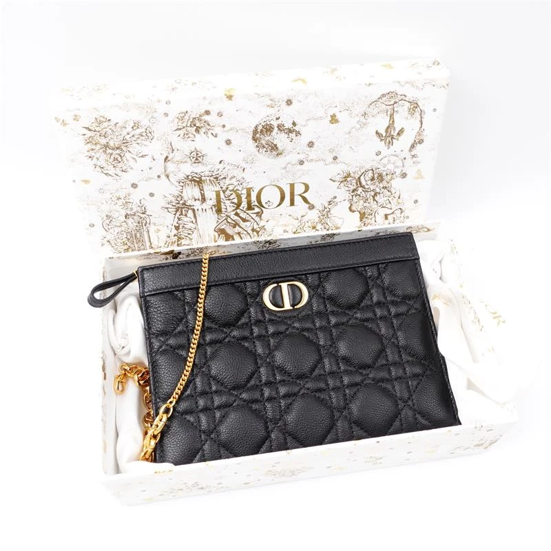 95新 DIOR/迪奥 迪奥黑色链条包/T_ZY0000370182