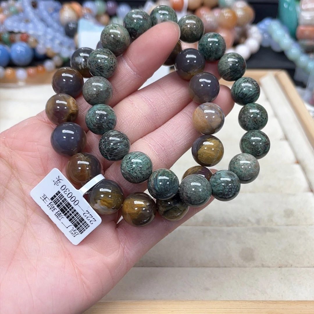 硅化珊瑚（珊瑚玉）手链未镶嵌逐*?389