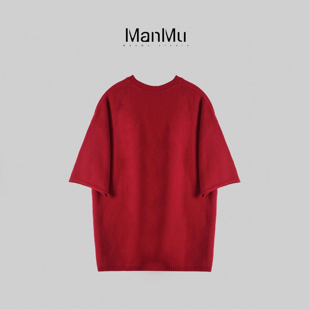 满目ManMu【张琪专属】高级定制秋季时尚百搭羊毛毛衫350366