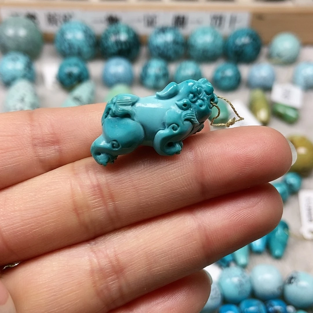 未镶嵌绿松石珠宝半成品