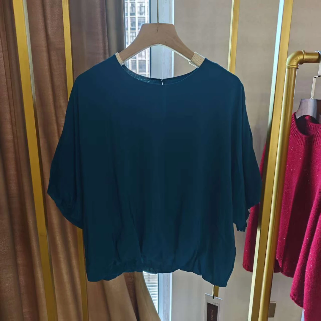 353769微瑕双层褶皱上衣