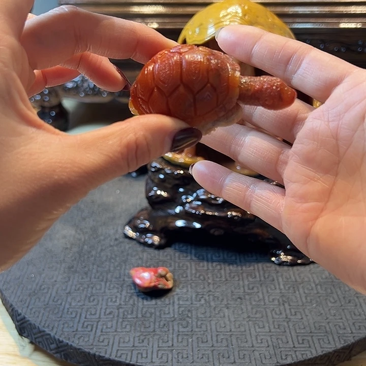 寿山石万寿无疆手把件