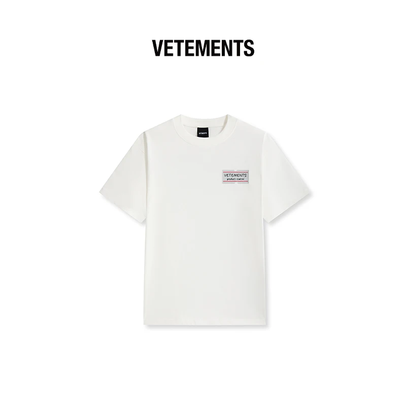 VETEMENTS新款短袖推荐男女同款休闲舒适圆领简约宽松T恤35352021