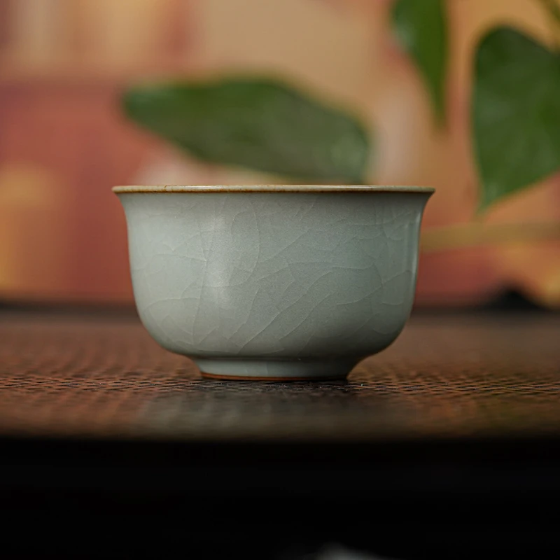 【墨舍名窑】晓芳天青吟雅杯 XFY010024