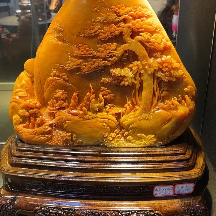 ：***新寿山石寿山石雕刻的艺术品