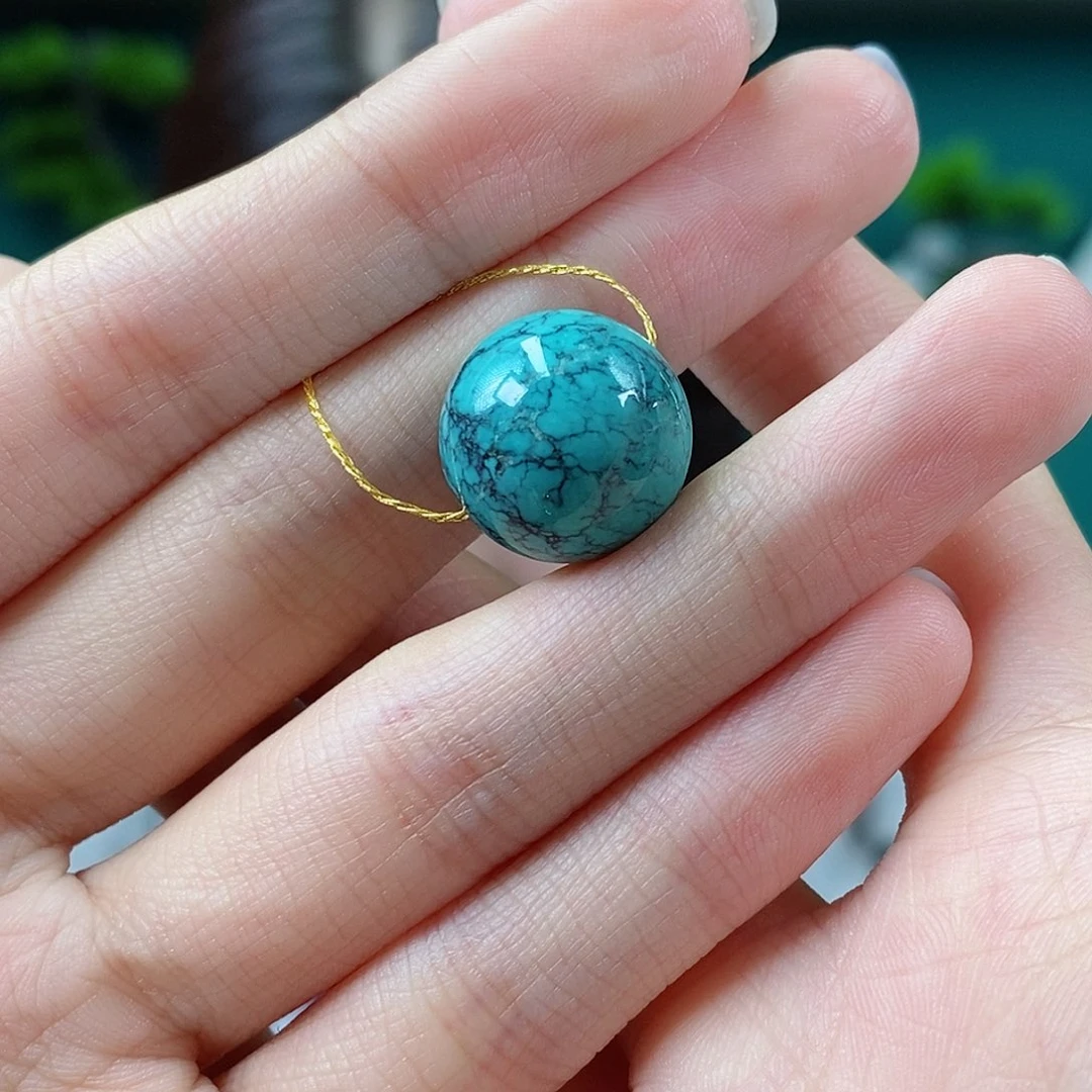 18K金镶嵌绿松石珠宝奇石