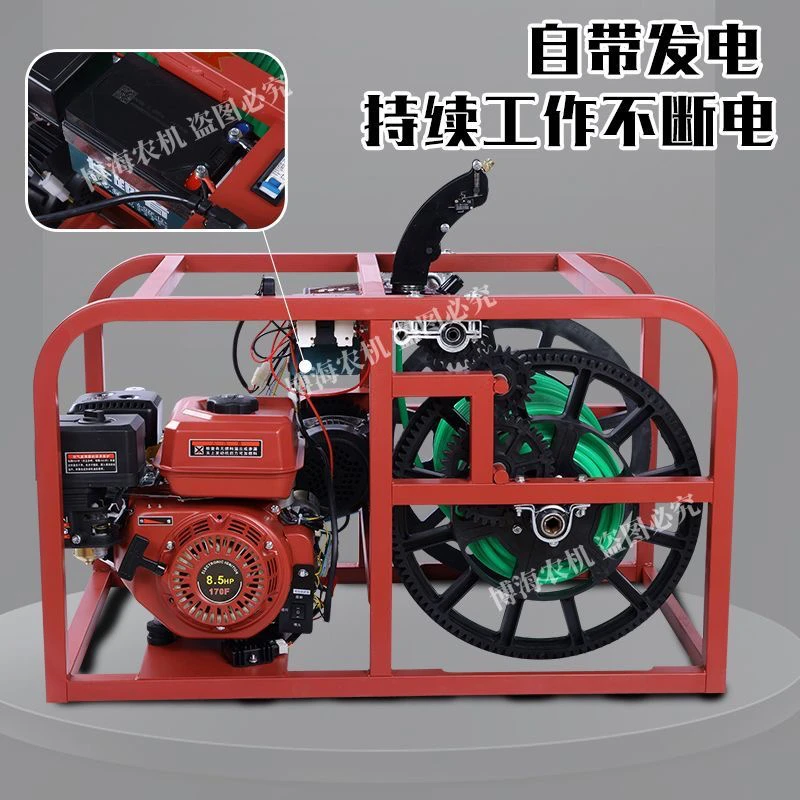 遥控启动先锋科技汽油打药机360度旋转头全齿轮传动打药机喷雾器