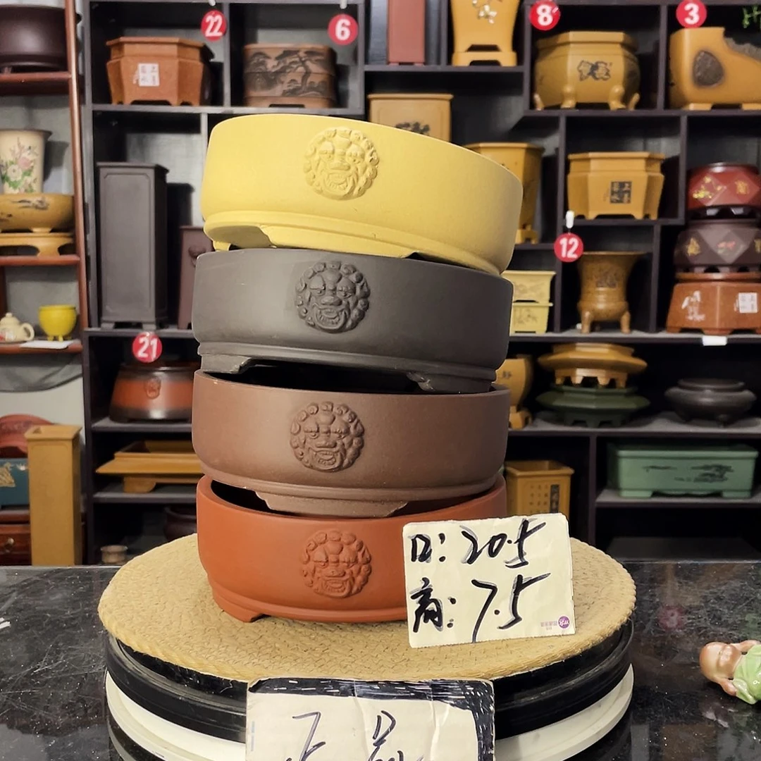 D-盆尚好紫砂花盆