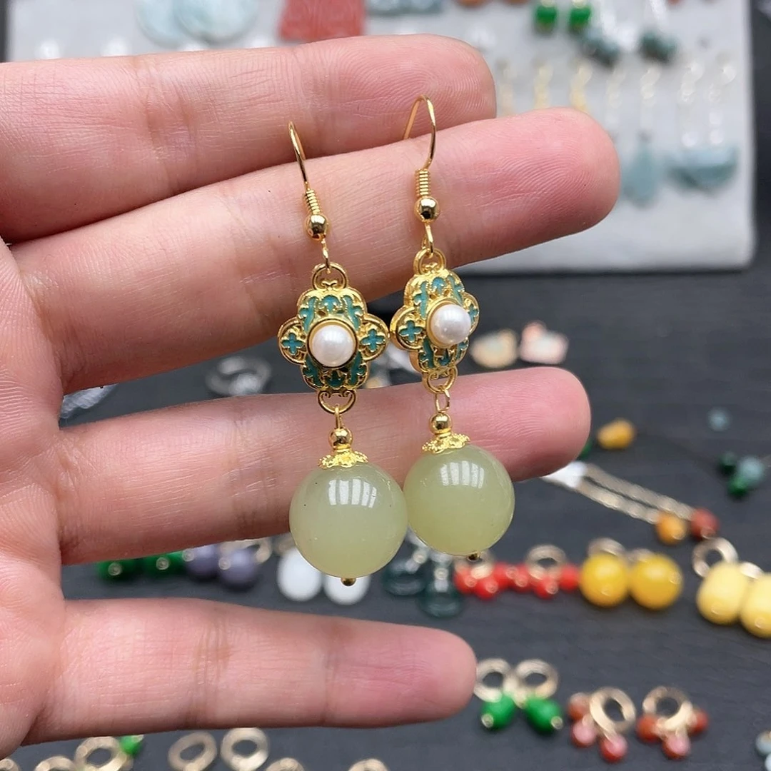 未镶嵌翡翠耳饰00876