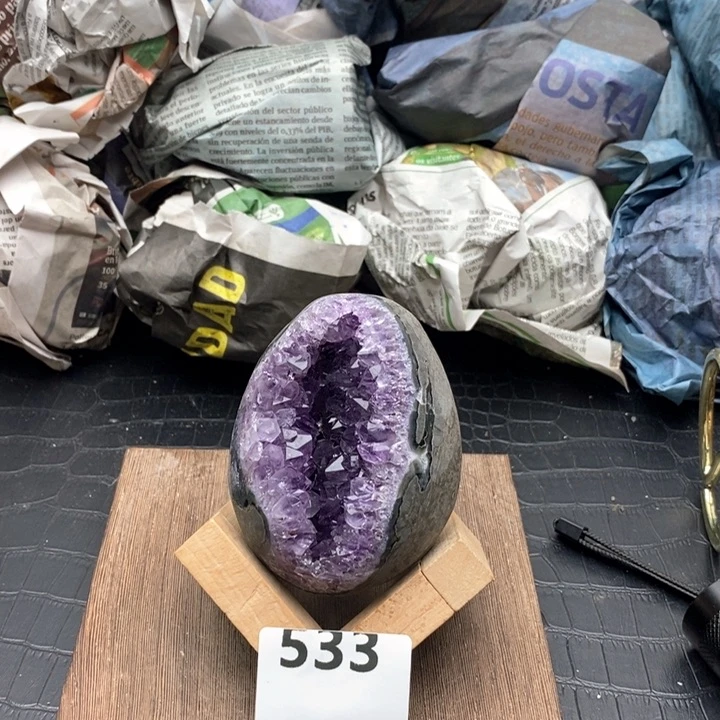 紫晶龙蛋533未镶嵌玥*