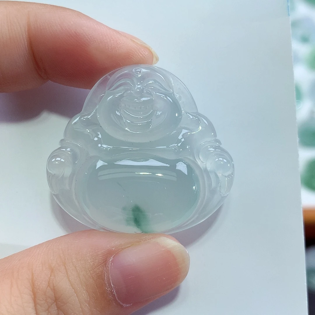 颈饰未镶嵌翡翠佛