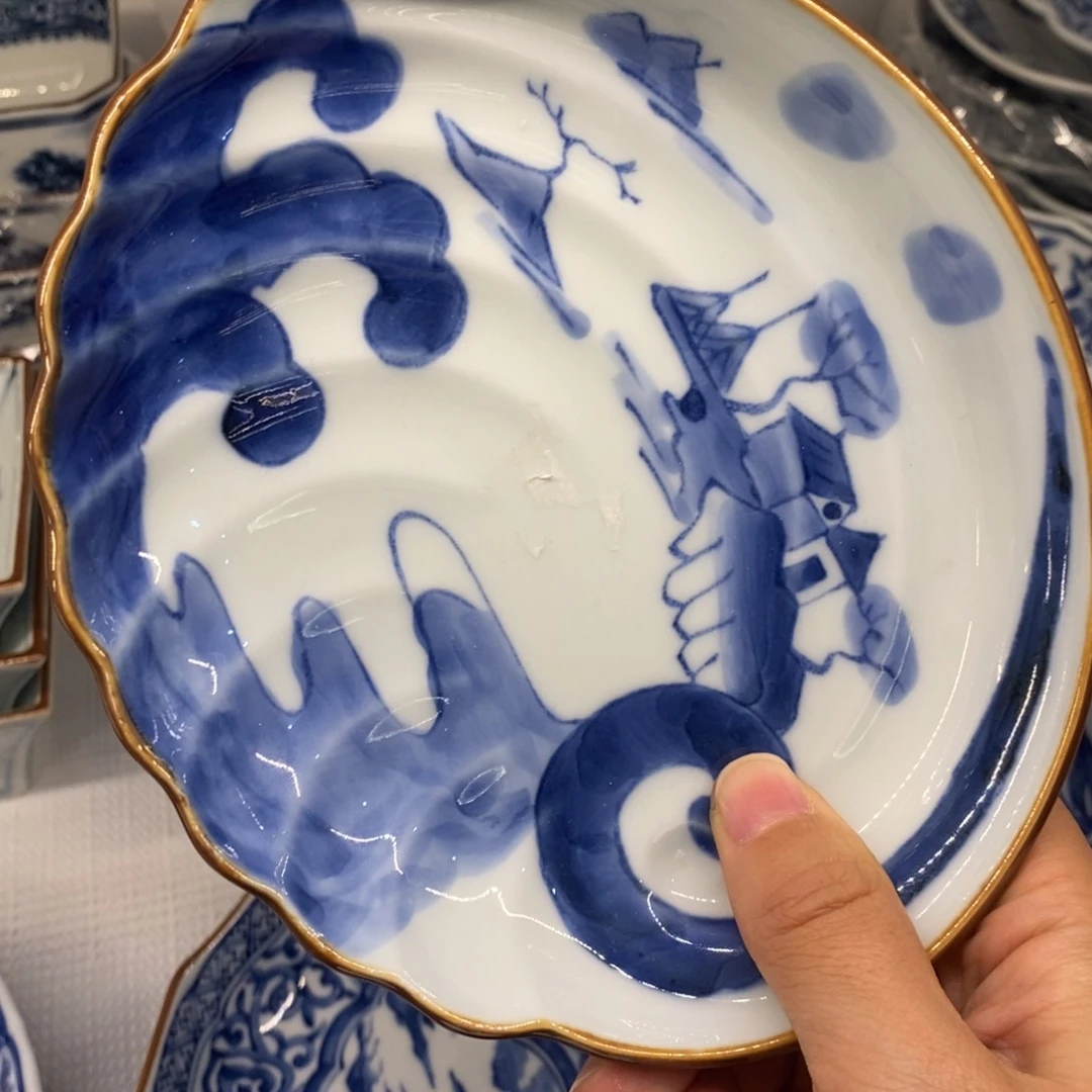 碟月**酌16 厘米 小杨瓷器陶瓷陶瓷