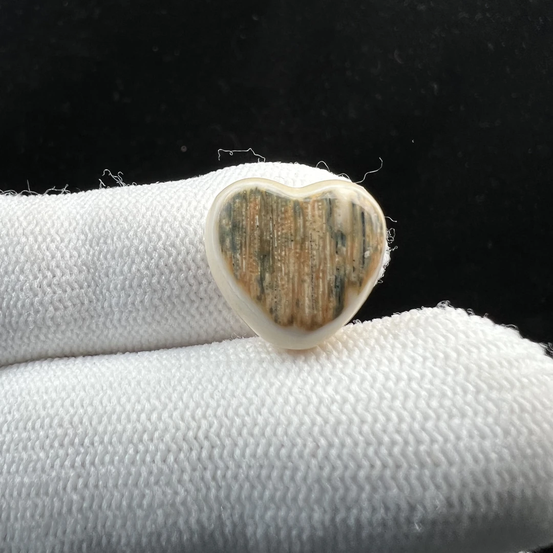 S4596天然猛犸牙15*14*18mm支持鉴定 假一罚四