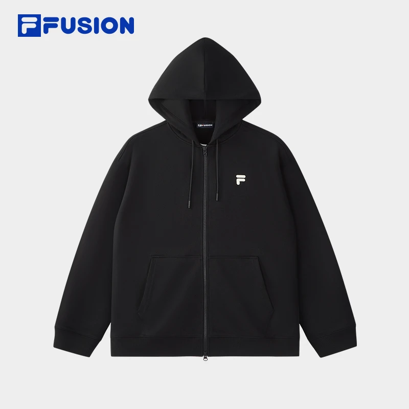 FILA斐乐情侣新款宽松美式穿搭全棉舒适连帽运动外套T11U533501