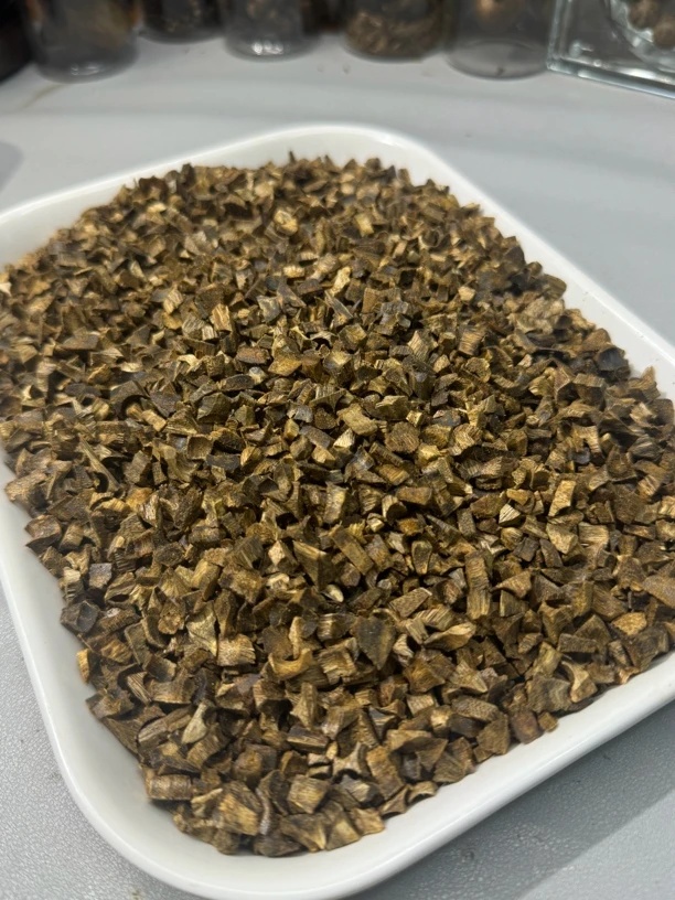 乌身圆叶老料米粒200克
