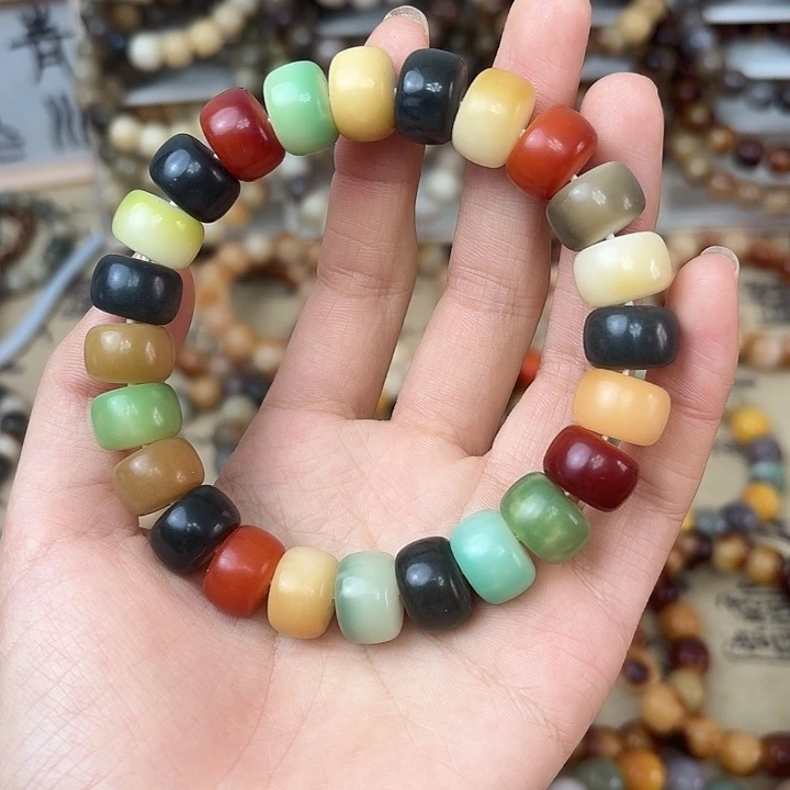 手串菩提根/象牙果卡14手工干磨药片