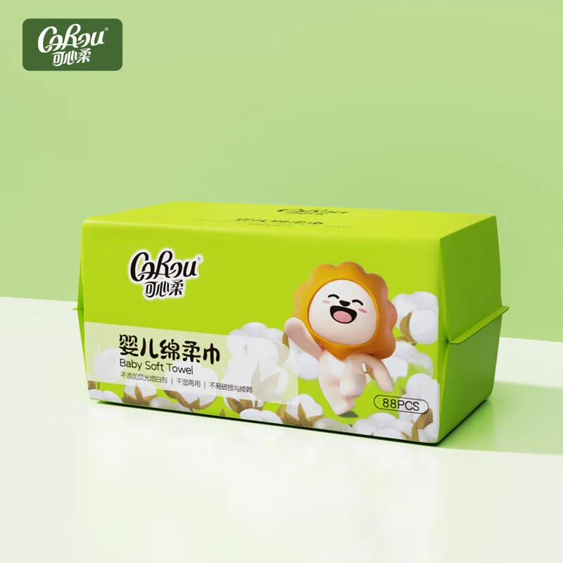 可心柔婴儿棉柔巾88片装