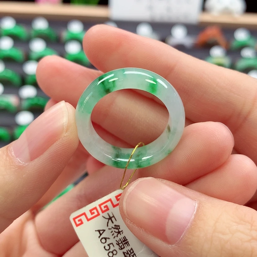 【闪购商品】未镶嵌戒指翡翠17/18号