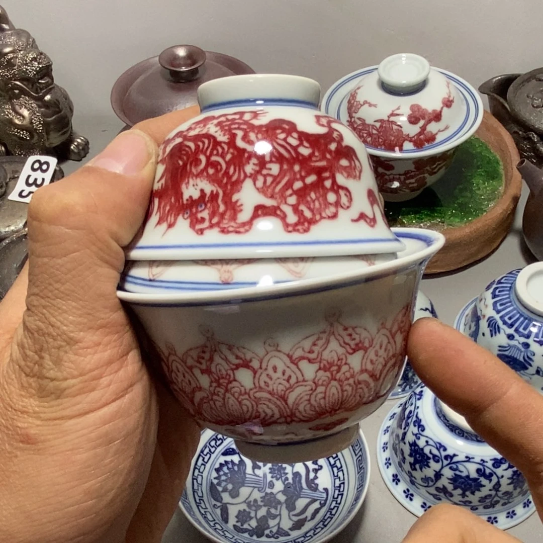 柴烧茶具陶瓷杯子