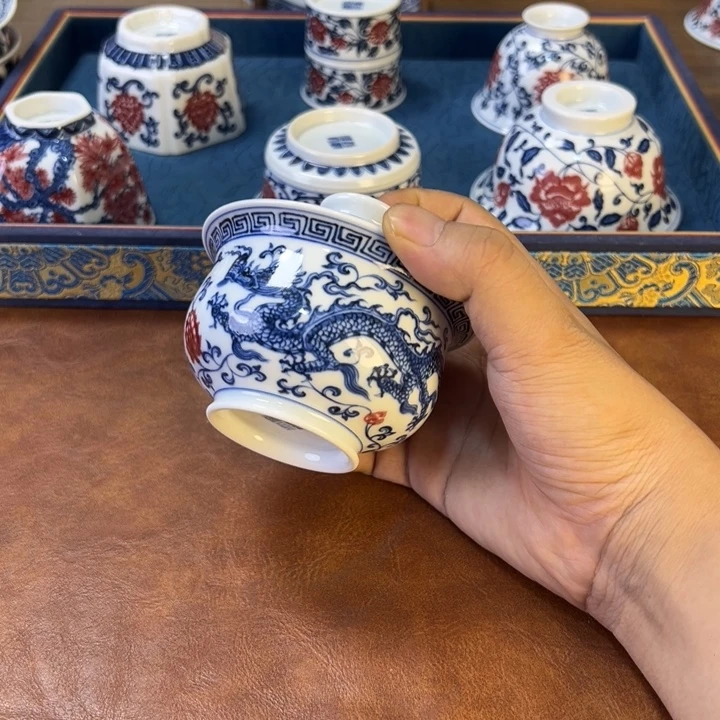 摆件景德镇茶器百宝箱