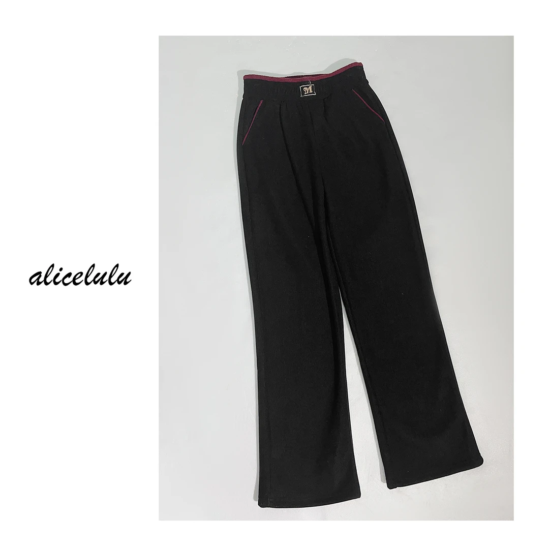 1 ALICE “热奶茶”休闲裤 弹力松紧 柔糯垂感 S622010T