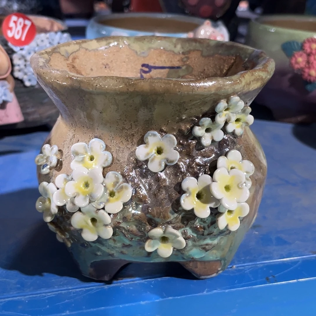 17 号陶然花器多肉植物手工花盆