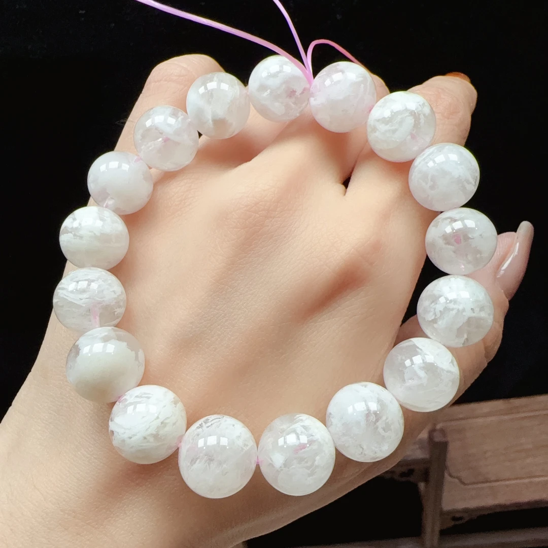 【伟伟鉴定】粉雪花幽灵 圆珠 手串 12+多样性发货发一件