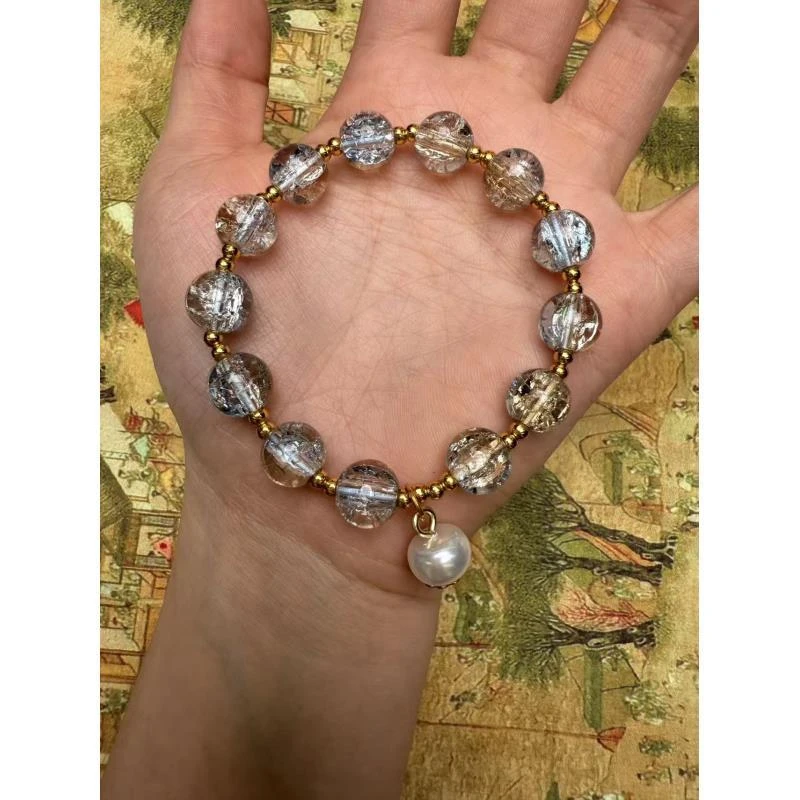 s1158水晶珍珠单圈手串