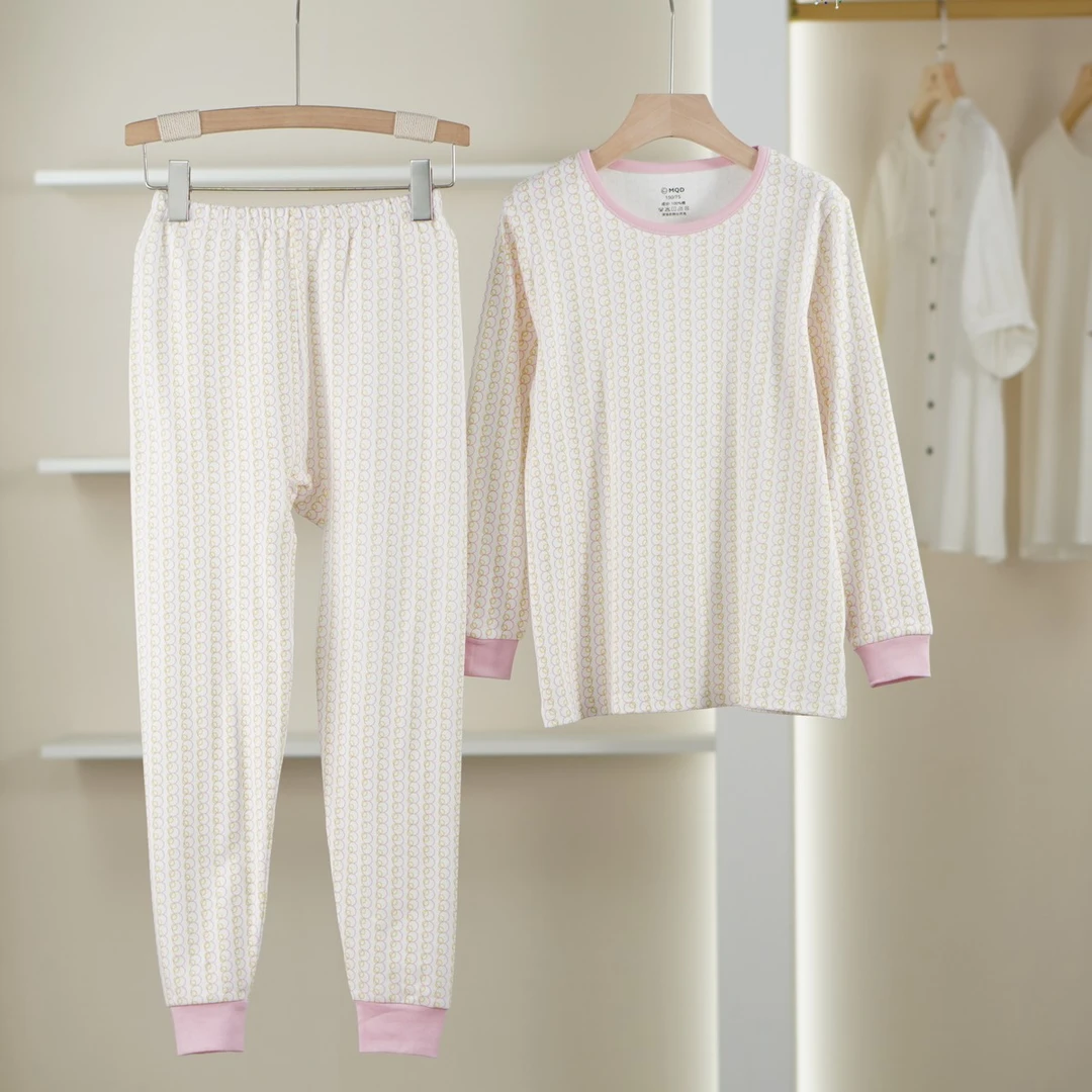 麦迪尚品 一路童行【马】3121108 儿童印花圆领春秋家居服套装