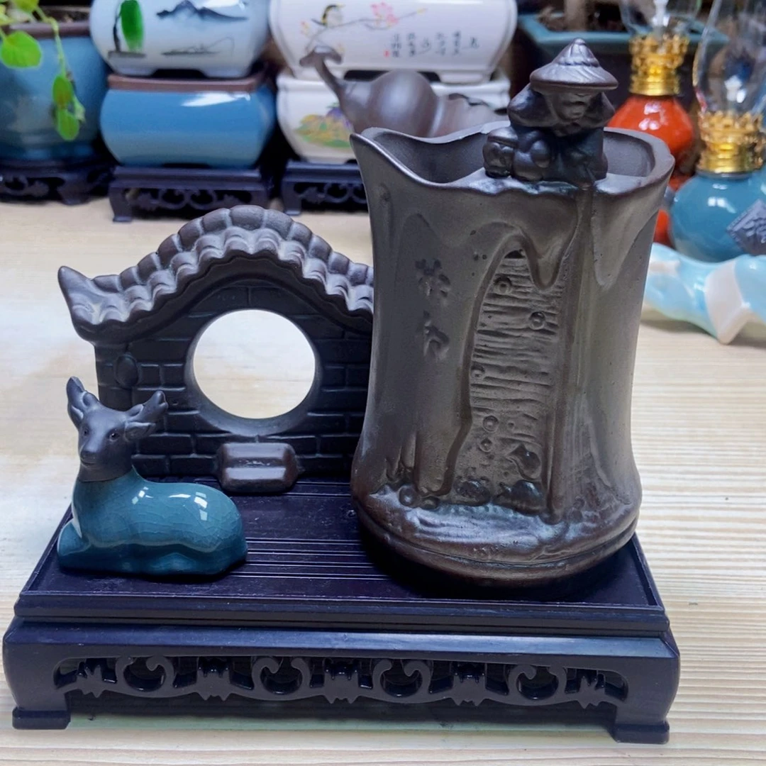 瓷片陶瓷花盆陶瓷艺术