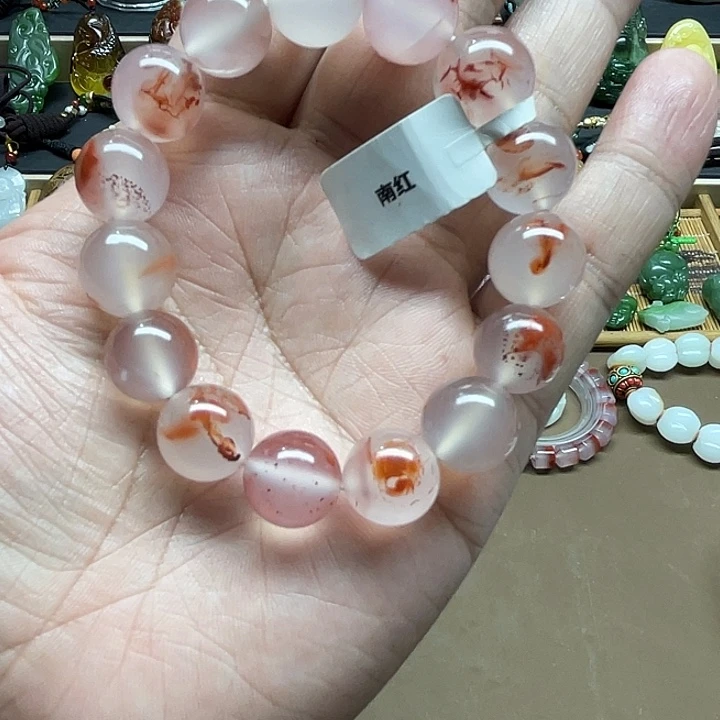 南红玛瑙未镶嵌手串