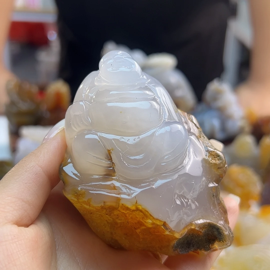 玛瑙/玉髓未镶嵌吊坠(不含链)