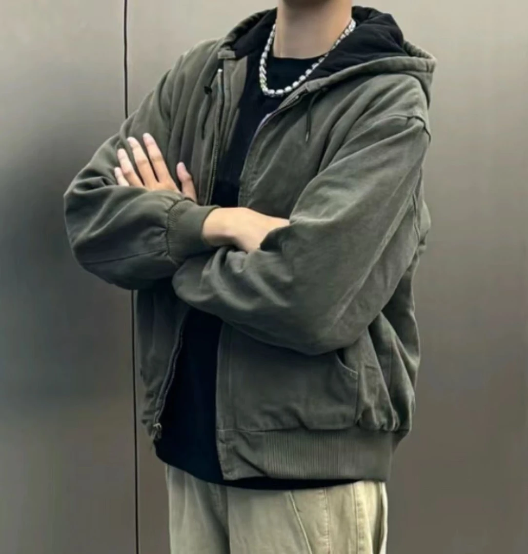 卡哈特 J130美式加棉锁棉冬装工装夹克外套男女