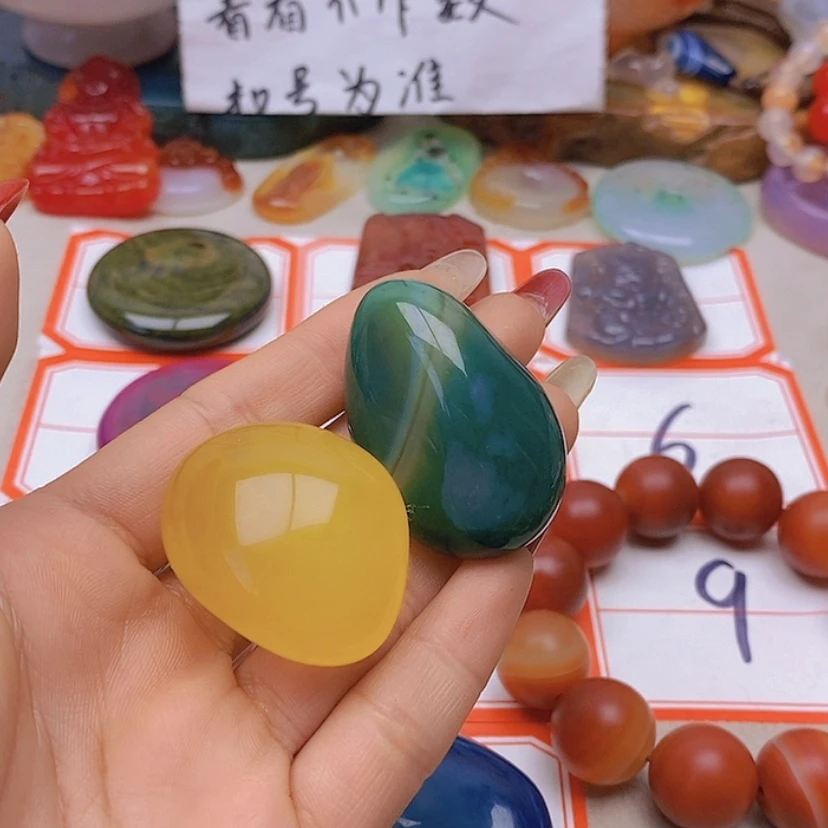 【闪购商品】未镶嵌玛瑙/玉髓珠宝半成品F*.