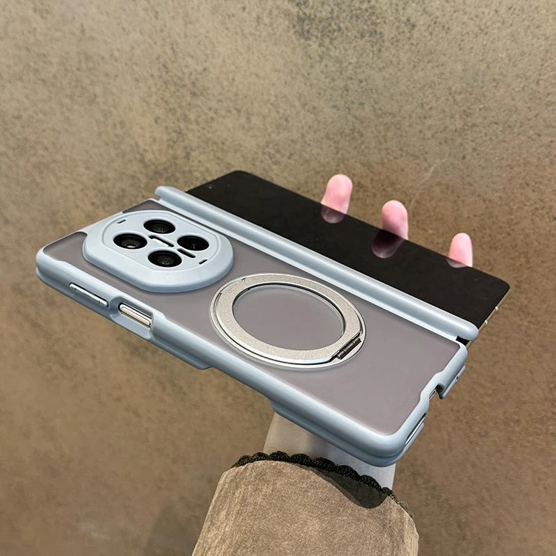 适用华为matex7手机壳双中轴保护matex7带磁吸支架x7双边软壳防摔