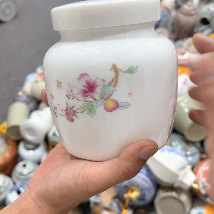 瑕疵福利品陶瓷茶叶罐