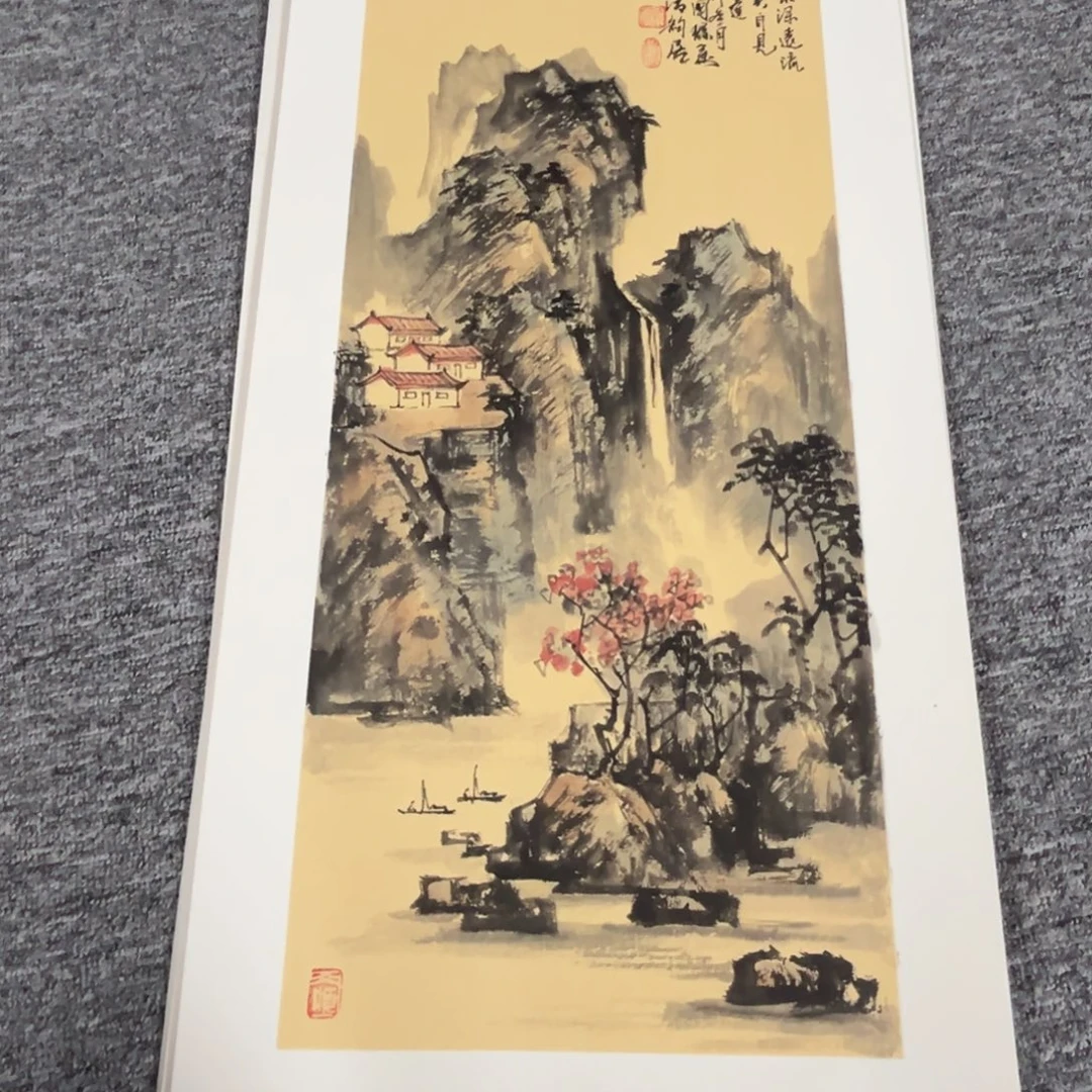 国画绘画作品多次参加33.66