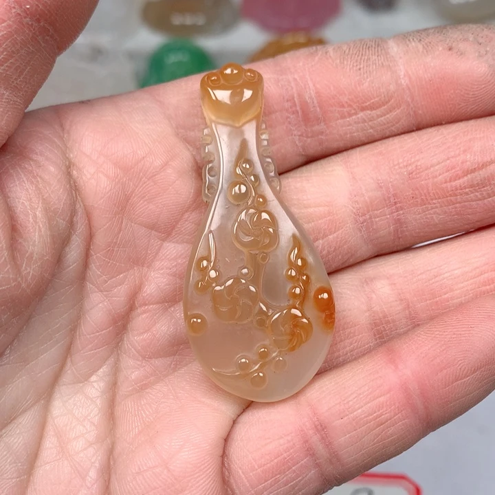 玛瑙/玉髓颈饰未镶嵌~****~