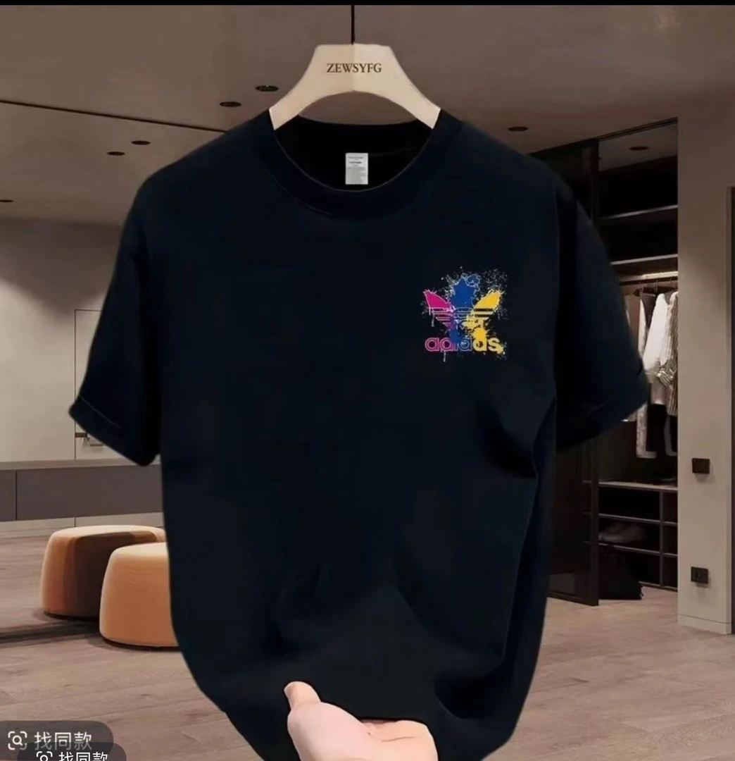 【一折粉丝福利】潮牌男女同款圆领百搭T恤