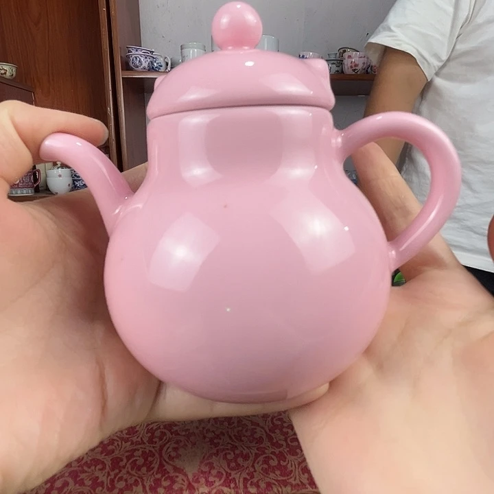 景德镇陶瓷红嘻嘻壶