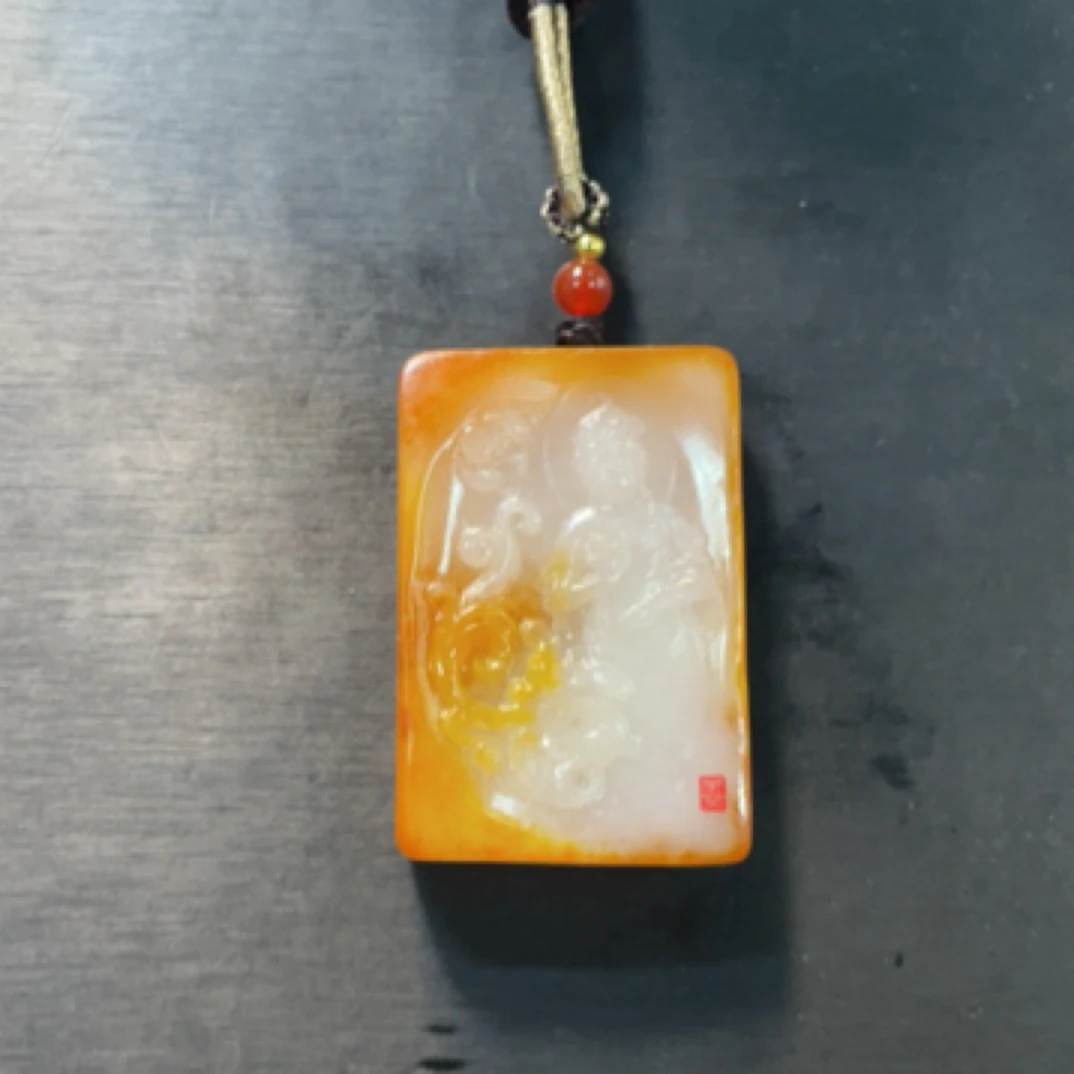 和田玉挂件未镶嵌2.19L8