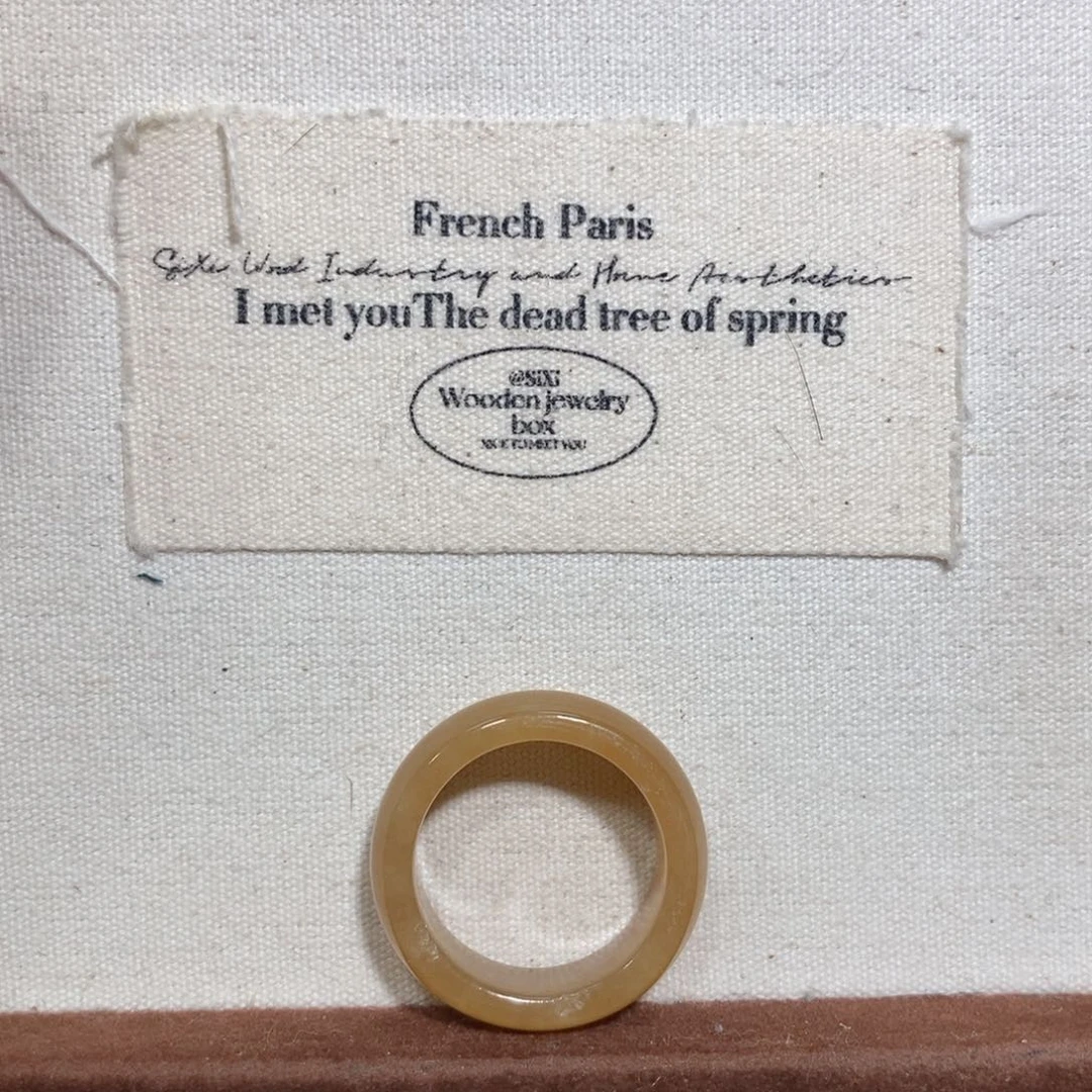 和田玉（糖玉）戒指未镶嵌