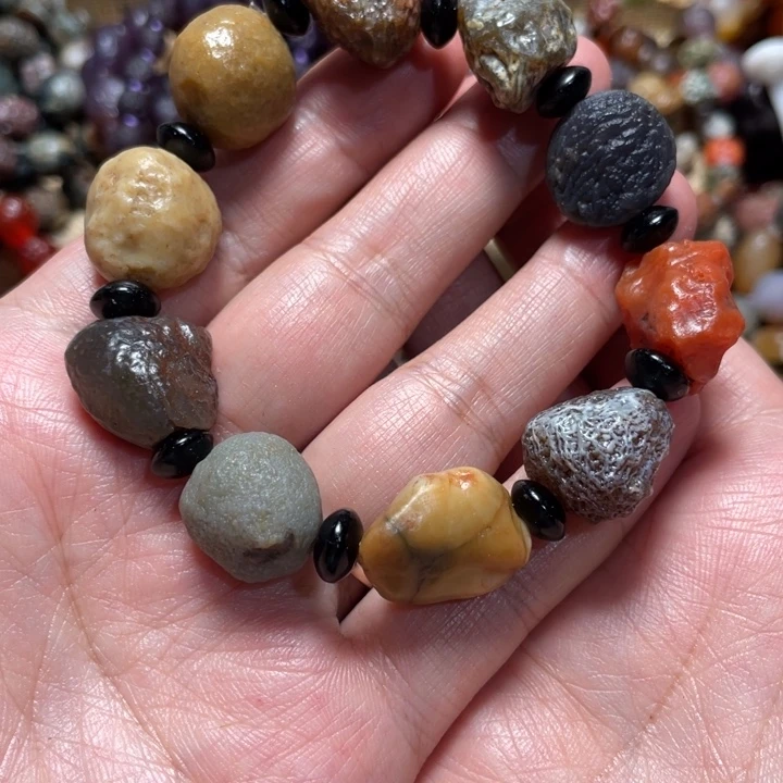 玛瑙/玉髓合金手链