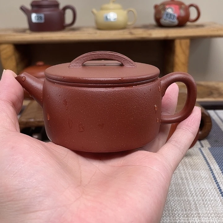 用***哥茶壶紫砂原矿手工紫砂壶