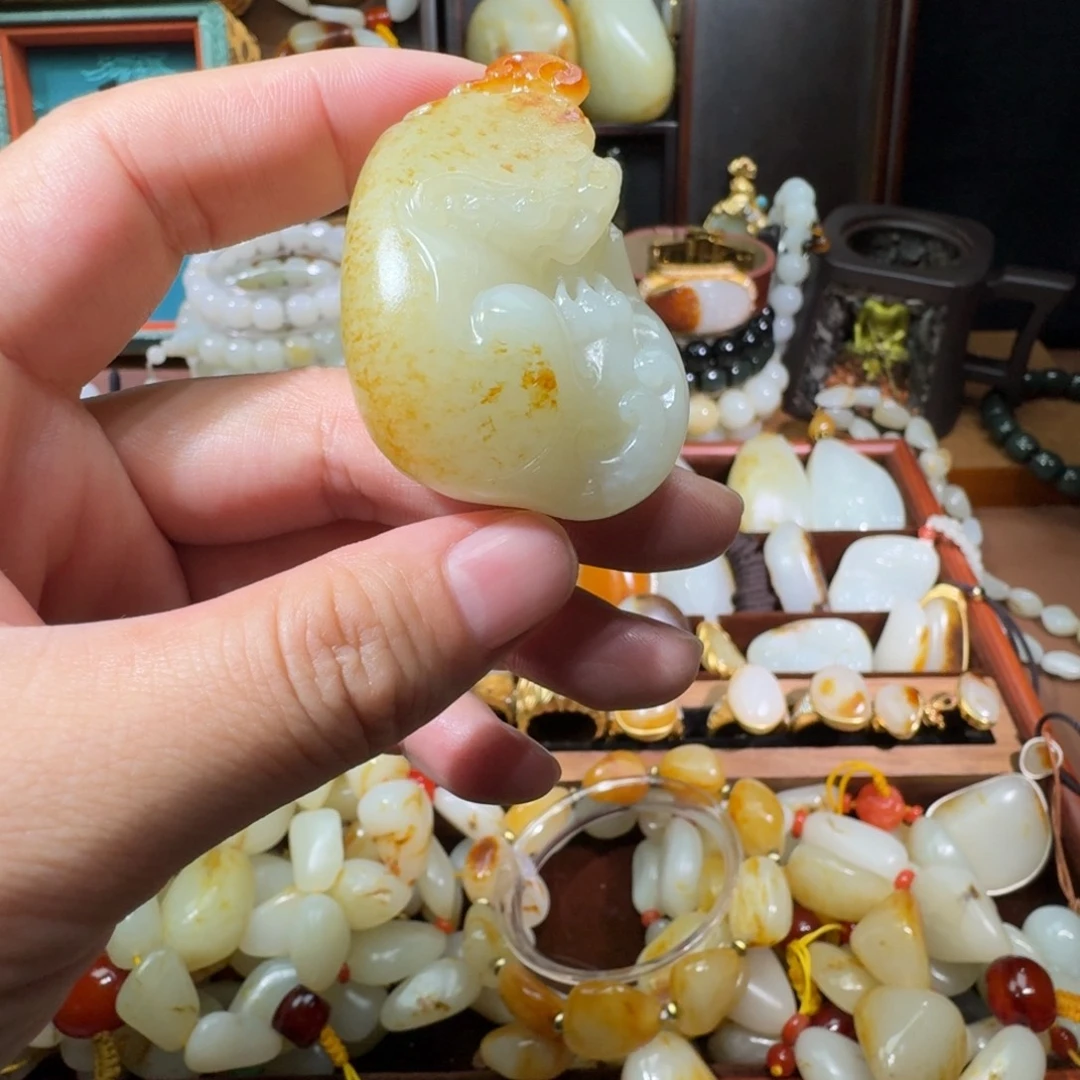 和田玉未镶嵌手链